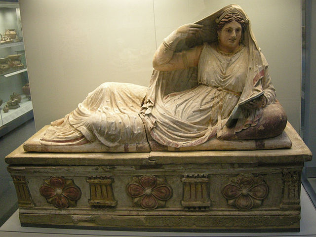 sarcofago etrusca villa giulia